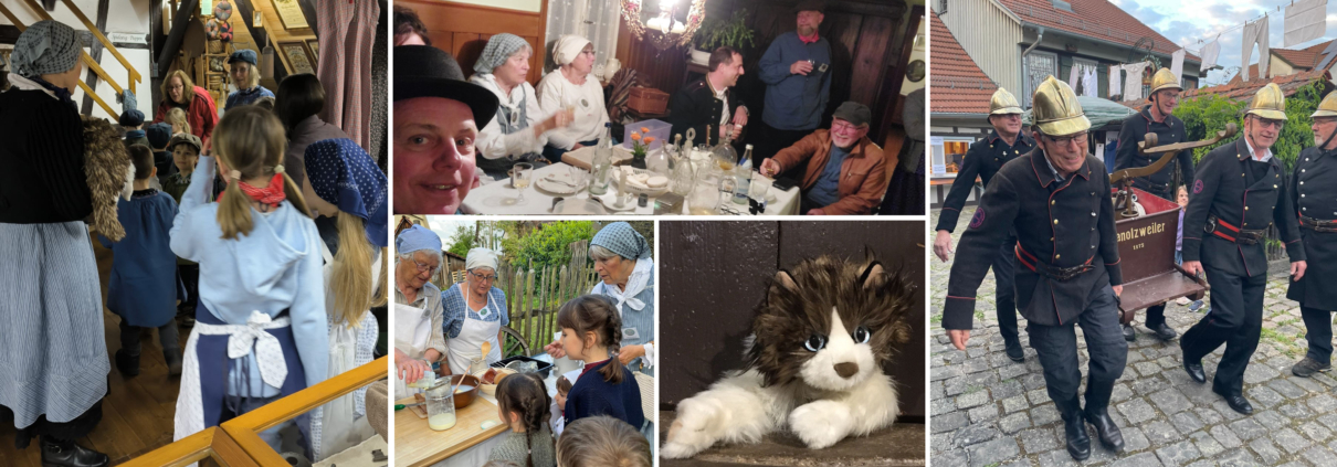 Verschiedene Foto von den Museumstagen der letzten Jahre