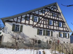 Giebel des ursprünglichen Gebäudes